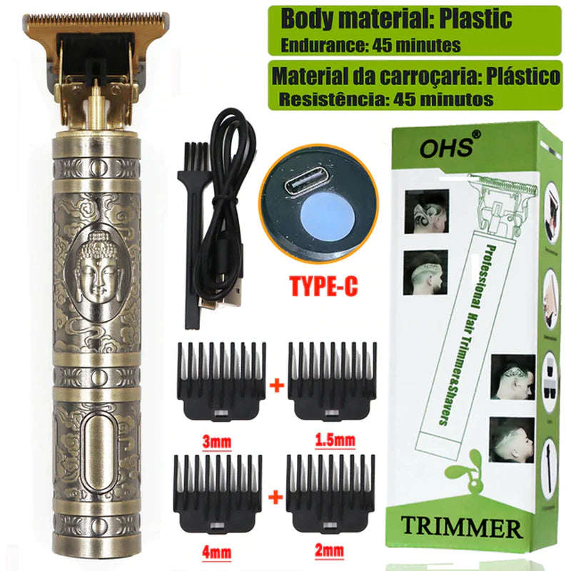Men's Barber Retro T9 Hair Trimmer Professional Razor Trimmer Kemei Heyar  Cut Machine Wireless Hair Clipper Beard Man Shaving